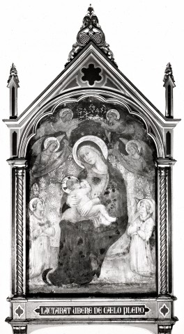 A. Villani e Figli — Simone di Filippo - sec. XIV - Madonna con Bambino e angeli — insieme